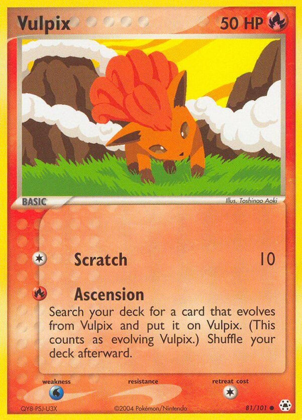 Vulpix - 81/101 - Common available at 401 Games Canada