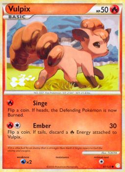 Vulpix - 87/123 - Common available at 401 Games Canada