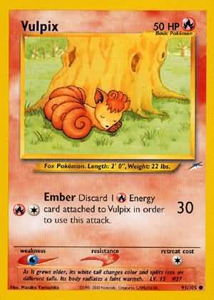 Vulpix - 91/105 - Common - Unlimited available at 401 Games Canada