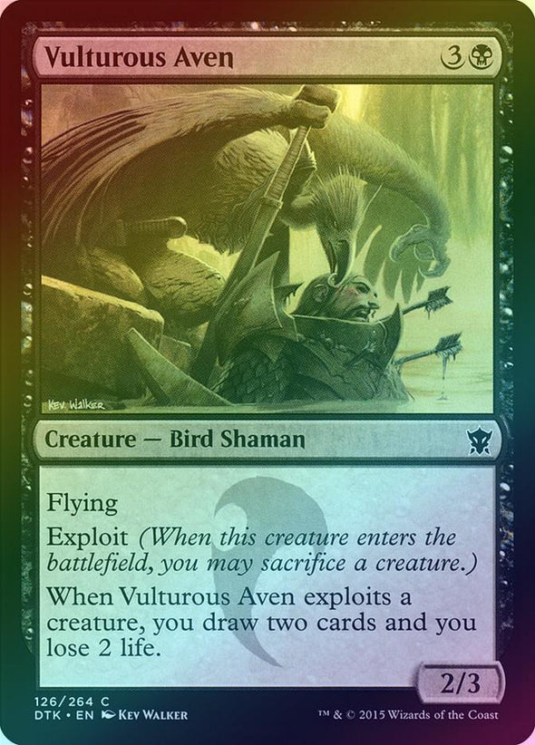 Vulturous Aven (Foil) (DTK)