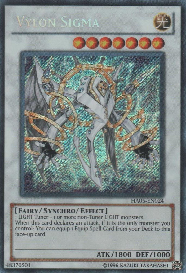 Vylon Sigma - HA05-EN024 - Secret Rare - Unlimited available at 401 Games Canada