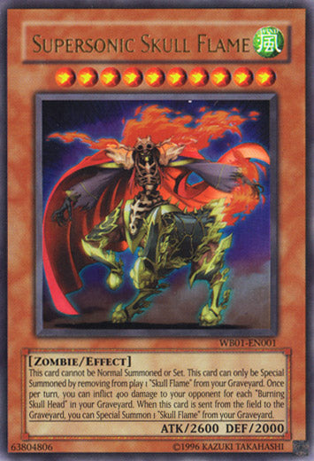 Supersonic Skull Flame - WB01-EN001 - Ultra Rare