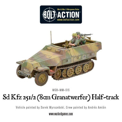 Bolt Action - Germany - Sd.Kfz 251/2 Ausf D (8cm Granatwerfer) Half Track