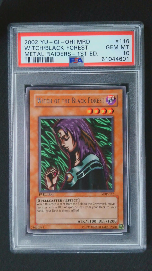 Witch of the Black Forest [1st Edition] MRD-116 YuGiOh Metal Raiders GEM MT 10