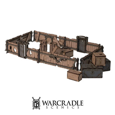 Warcradle Scenics - Red Oak - Crates, Fences, and Barrels