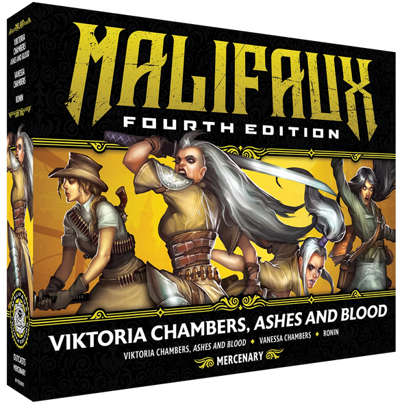 Malifaux - Outcasts - Viktoria Chambers, Ashes & Blood