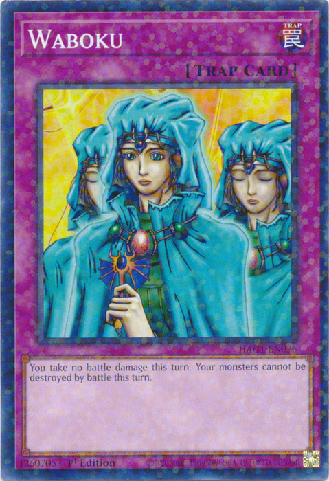 Waboku - HAC1-EN026 - Duel Terminal Normal Parallel Rare available at 401 Games Canada