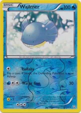 Wailmer - 25/124 - Uncommon - Reverse Holo available at 401 Games Canada