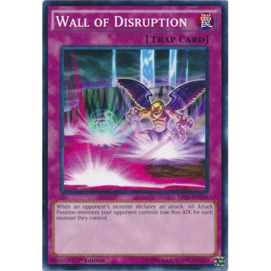 Wall of Disruption - YS16-EN033 - Common - 1st Edition available at 401 Games Canada