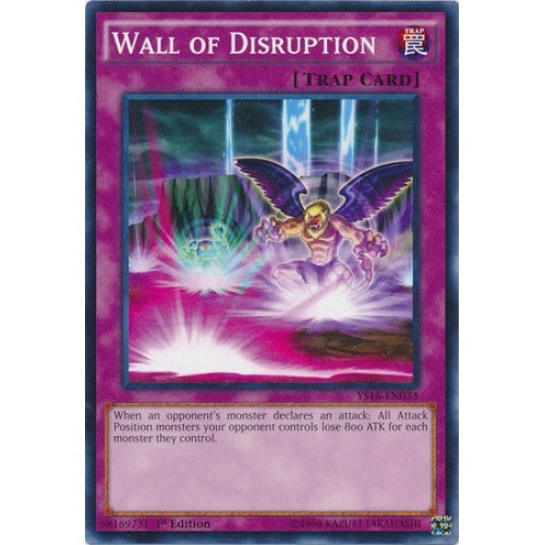 Wall of Disruption - YS16-EN033 - Common - 1st Edition available at 401 Games Canada