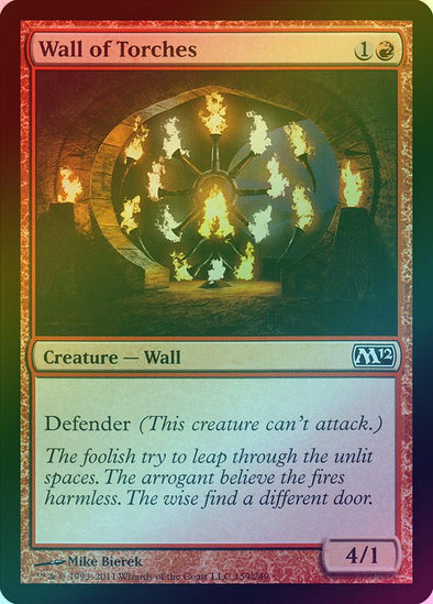 Wall of Torches (Foil) (M12) available at 401 Games Canada