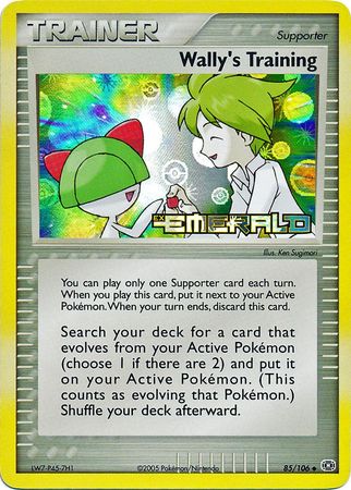 Wally's Training - 85/106 - Uncommon - Reverse Holo available at 401 Games Canada