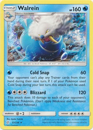 Walrein - 52/236 - Rare available at 401 Games Canada