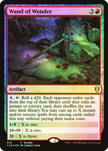 401 Games Canada - Wand of Wonder - Bundle Promo (Foil) (CLB) 401 Games Canada - Wand of Wonder - Bundle Promo (Foil) (CLB)