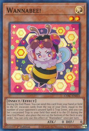 Wannabee! - CYAC-EN031 - Super Rare - 1st Edition available at 401 Games Canada