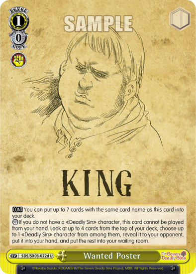 Wanted Poster (U) (King) available at 401 Games Canada