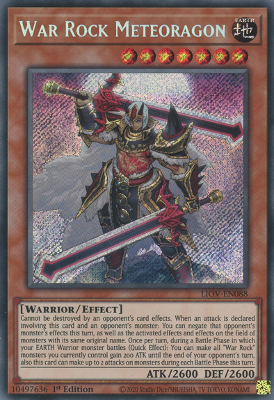 War Rock Meteoragon - LIOV-EN088 - Secret Rare - 1st Edition available at 401 Games Canada