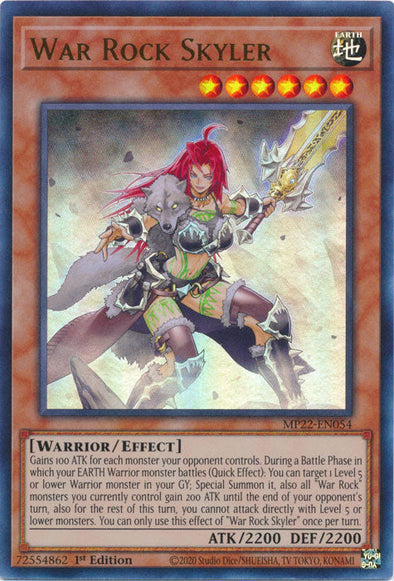 War Rock Skyler - MP22-EN054 - Ultra Rare - 1st Edition available at 401 Games Canada