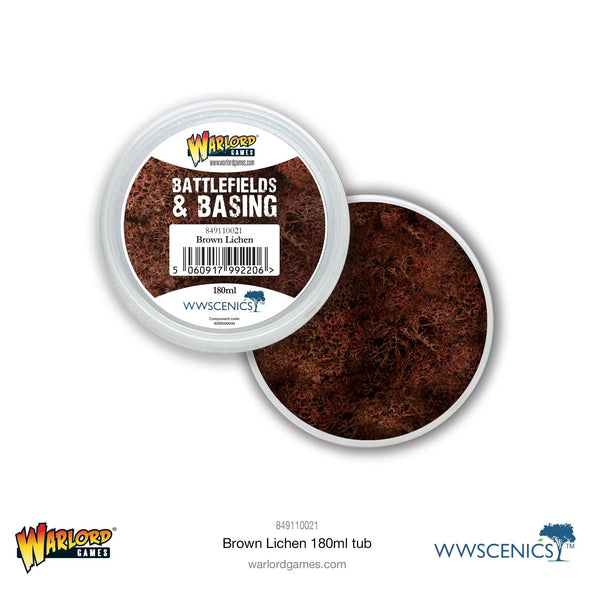 War World Scenics - Battlefields & Basing: Brown Lichen (180ml) available at 401 Games Canada