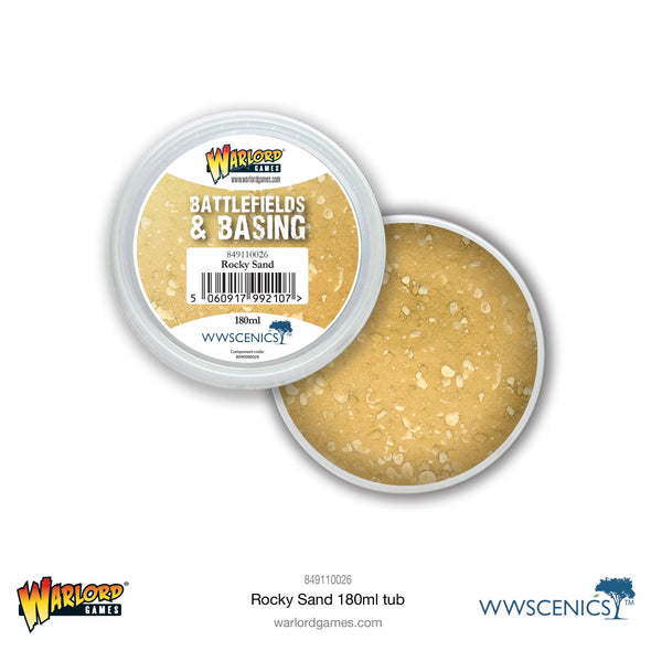 War World Scenics - Battlefields & Basing: Rocky Sand (180ml) available at 401 Games Canada