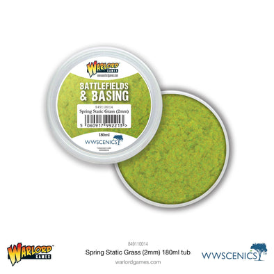 War World Scenics - Battlefields & Basing: Spring 2mm Static Grass (180ml) available at 401 Games Canada