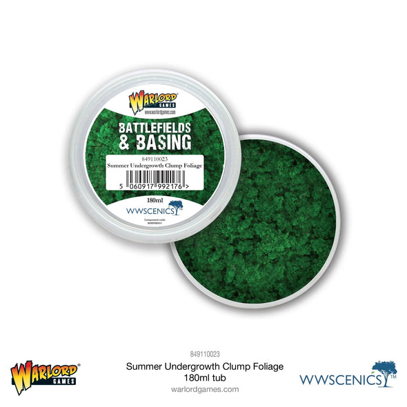 War World Scenics - Battlefields & Basing: Summer Undergrowth Clump Foliage (180ml) available at 401 Games Canada