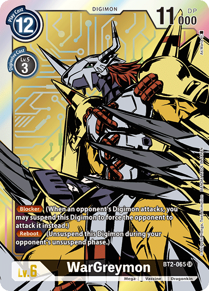 WarGreymon (Alternate Art) - BT2-065 - Super Rare available at 401 Games Canada