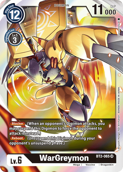 WarGreymon - BT2-065 - Super Rare available at 401 Games Canada