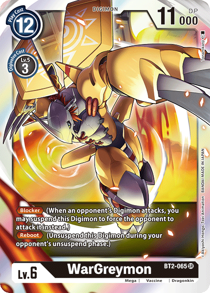 WarGreymon - BT2-065 - Super Rare available at 401 Games Canada