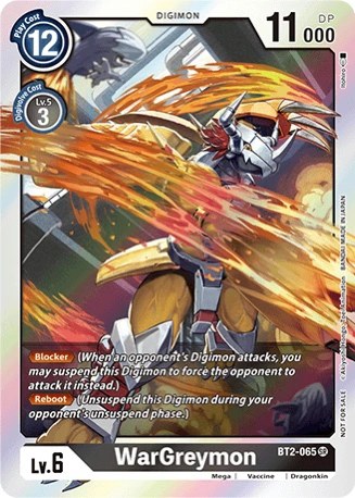 WarGreymon (Classic Collection Promo) - BT2-065 - Super Rare available at 401 Games Canada