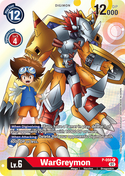 WarGreymon - P-050 - Promo available at 401 Games Canada