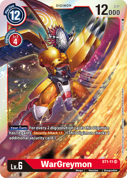 WarGreymon - ST1-11 - Super Rare available at 401 Games Canada