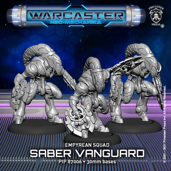Warcaster: Neo-Mechanika - Empyrean - Saber Strikeforce [PIP87011] available at 401 Games Canada