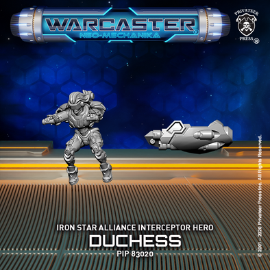 Warcaster: Neo-Mechanika - Iron Star Alliance - Interceptor Hero Duchess [PIP83020] available at 401 Games Canada