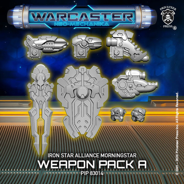 Warcaster: Neo-Mechanika - Iron Star Alliance - Morningstar Weapon Pack (Variant A) [PIP83014] available at 401 Games Canada