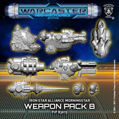 Warcaster: Neo-Mechanika - Iron Star Alliance - Morningstar Weapon Pack (Variant B) [PIP83013] available at 401 Games Canada