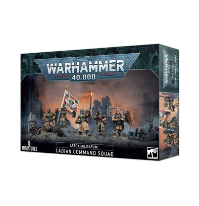 Warhammer 40,000 - Astra Militarum - Cadian Command Squad available at 401 Games Canada