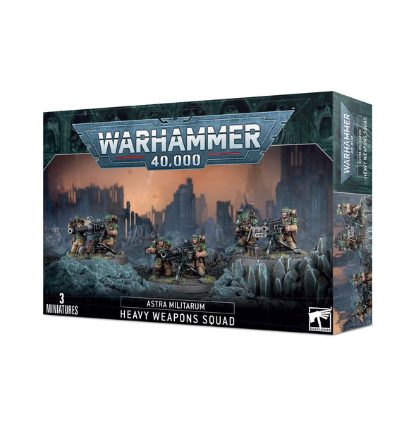 Warhammer 40,000 - Astra Militarum - Cadian Heavy Weapon Squad available at 401 Games Canada