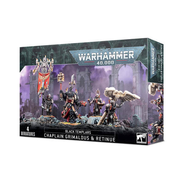 Warhammer 40,000 - Black Templars - Grimaldus & Retinue available at 401 Games Canada