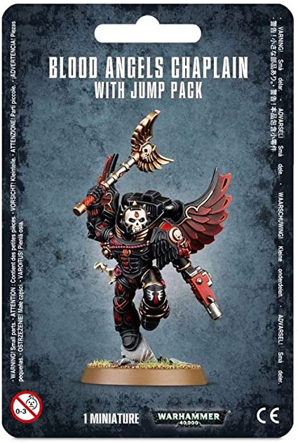 Warhammer 40,000 - Blood Angels - Chaplain with Jump Pack available at 401 Games Canada