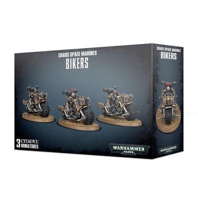 Warhammer 40,000 - Chaos Space Marines - Chaos Bikers available at 401 Games Canada