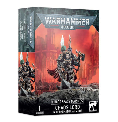 Warhammer 40,000 - Chaos Space Marines - Chaos Lord in Terminator Armour available at 401 Games Canada
