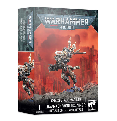 Warhammer 40,000 - Chaos Space Marines - Haarken Worldclaimer, Herald of the Apocalypse available at 401 Games Canada