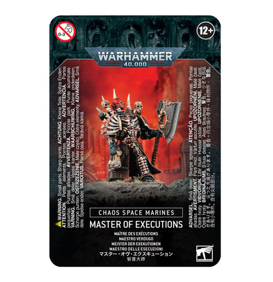 Warhammer 40,000 - Chaos Space Marines - Master of Executions available at 401 Games Canada