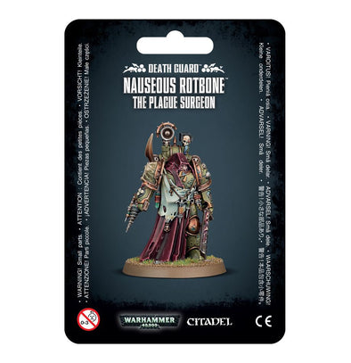 Warhammer 40,000 - Death Guard - Nauseous Rotbone - the Plague Surgeon available at 401 Games Canada