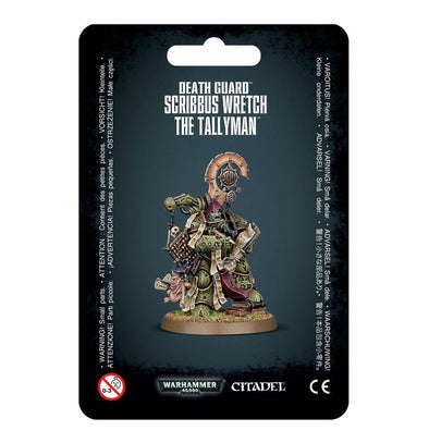 Warhammer 40,000 - Death Guard - Scribbus Wretch - The Tallyman available at 401 Games Canada