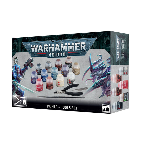 Warhammer 40,000 - Paints + Tools Set (2023) available at 401 Games Canada