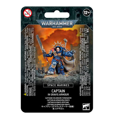 Warhammer 40,000 - Space Marines - Captain in Gravis Armour available at 401 Games Canada