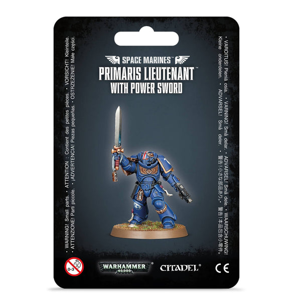 Warhammer 40,000 - Space Marines - Primaris Lieutenant with Power Sword available at 401 Games Canada