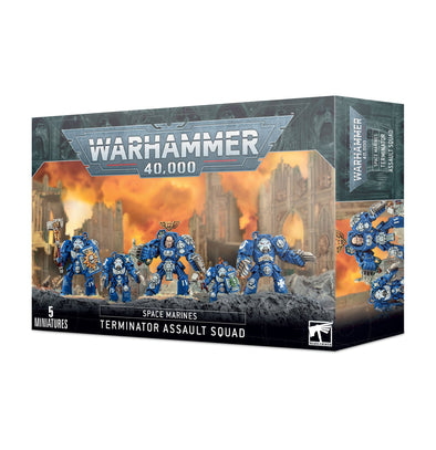 Warhammer 40,000 - Space Marines - Terminator Assault Squad available at 401 Games Canada